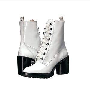 Marc Jacobs Ryder lace-up polished ankle boots